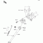 Схема вузла: Stand(s) для Kawasaki ZX636 Ninja ZX-6R ABS