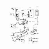 Схема вузла: Замок запалювання для Kawasaki KLZ1000 Versys 1000 LT