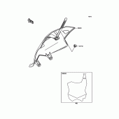 Схема вузла: Аксесуари для Kawasaki KX450 KX450F