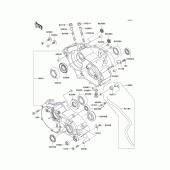 Схема узла: Картер двигателя для Kawasaki KX85 KX85