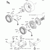 Схема узла: Генератор для Kawasaki VN1600 VN1600 Classic