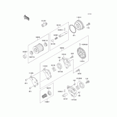 Схема вузла: Масляний насос для Kawasaki KLX650 KLX650