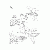 Схема узла: Заднее крыло для Kawasaki EX650 Ninja 650