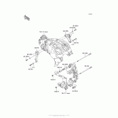 Схема узла: Крепление двигателя для Kawasaki ZG1400 Concours 14 ABS