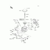 Схема вузла: Carburetor parts(1/2) для Kawasaki VN750 Vulcan 750