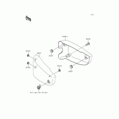 Схема вузла: Side covers для Kawasaki VN1500 Vulcan 1500 Nomad Fi