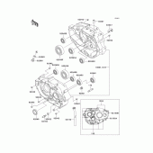 Схема вузла: Картер двигуна для Kawasaki KLX300R