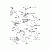 Схема вузла: Taillight(s) для Kawasaki ER650 ER-6N ABS
