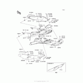 Схема вузла: Side Covers для Kawasaki ZG1400 Concours 14