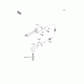 Схема вузла: Ignition system для Kawasaki KX125