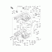 Схема узла: Картер двигателя для Kawasaki ZX1100 GPZ1100