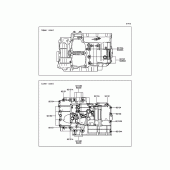 Схема узла: Болты картера двигателя для Kawasaki ER650 ER-6N ABS