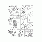Схема узла: Accelerator pump для Kawasaki ZX750 Ninja ZX-7RR