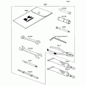 Схема вузла: Інструменти для Kawasaki ZX1100 Ninja ZX-11