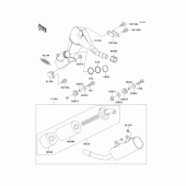 Схема вузла: Вихлопна система для Kawasaki KX125