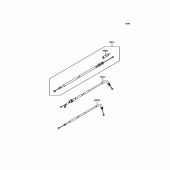 Схема вузла: Кабелі для Kawasaki EX250 Ninja 250