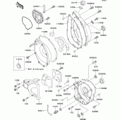 Схема вузла: Engine cover(s) для Kawasaki ZX750 ZXR750