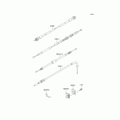 Схема узла: Тросики для Kawasaki KL250 KLR250