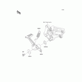 Схема вузла: Brake pedal/torque link для Kawasaki EX250 Ninja 250
