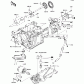 Схема узла: Масляный насос для Kawasaki ZG1400 1400GTR ABS