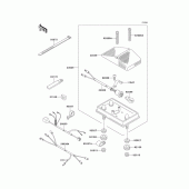 Схема вузла: Taillight(s) для Kawasaki KLX650 KLX650R