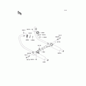 Схема вузла: Вихлопна система для Kawasaki EJ650 W650