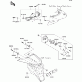 Схема узла: Taillight(s) для Kawasaki ZR750 Z750S
