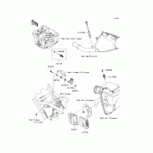 Схема вузла: Fuel injection для Kawasaki KLX250 D-Tracker X