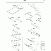 Схема вузла: Owner`s tools для Kawasaki ZX636 Ninja ZX-6R