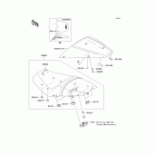 Схема узла: Сиденье для Kawasaki ZX1400 Ninja ZX-14