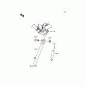 Схема вузла: Stand(s) для Kawasaki KLX140 KLX140