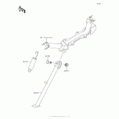 Схема вузла: Stand(S) для Kawasaki KLX110 KLX110