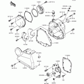 Схема вузла: Engine cover(s) для Kawasaki ZR750 ZR-7