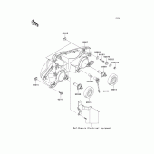 Схема вузла: Headlight(s) для Kawasaki ZX636 Ninja ZX-6R