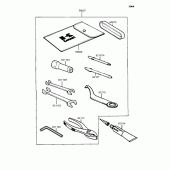 Схема вузла: Інструмент для Kawasaki KMX80 KSR-II