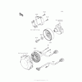 Схема узла: Генератор для Kawasaki ZX1400 Ninja ZX-14R