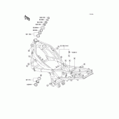 Схема вузла: Рама для Kawasaki ZX600 Ninja ZX-6