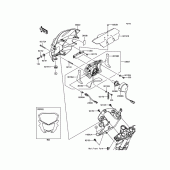 Схема вузла: Headlight(s) для Kawasaki KLX125 KLX125