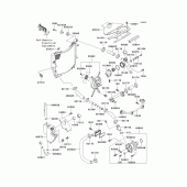 Схема узла: Радиатор (1/2) для Kawasaki ZX750 Ninja ZX-7R