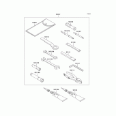 Схема вузла: Інструмент для Kawasaki KL250 KL250 Super Sherpa