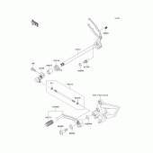 Схема вузла: Перемикач передач для Kawasaki EX250 Ninja 250R