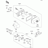 Схема узла: Taillight(s) для Kawasaki ZG1000 Concours