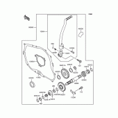 Схема узла: Опция для Kawasaki KLX250 KLX250
