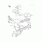 Схема узла: Крепление двигателя для Kawasaki EX250 Ninja 250R