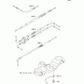 Схема вузла: Троси для Kawasaki ZX600 Ninja ZX-6RR