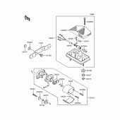 Схема вузла: Задній ліхтар (Стоп сигнал) для Kawasaki KLX250 KLX250