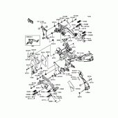 Схема вузла: Підніжки для Kawasaki EX650 ER-6F ABS