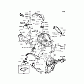 Схема вузла: Паливний бак для Kawasaki ZR800 Z800 ABS