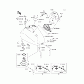 Схема узла: Топливный бак(1/2) для Kawasaki VN1500 VN1500 Drifter