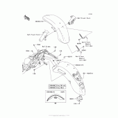 Схема узла: Крыло для Kawasaki VN1700 Vulcan 1700 Voyager